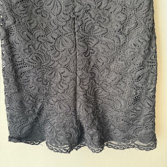 ANGL sz S black lace romper jumpsuit - Picture 6 of 8
